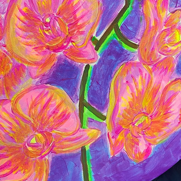 Orchid painting 🌺 - Picture 4 of 9